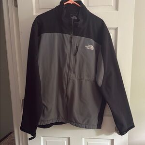 The North Face Black and Gray Performance Jacket for Outdoor Adventures